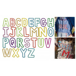 Stickserie - Fun Alpha Satin Schriftart